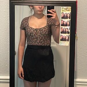 Floral body suit